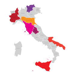 Map of Italy